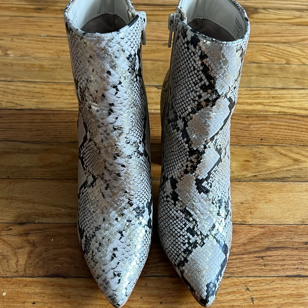 Also Snake Print Block Bootie - Picture 4 of 5
